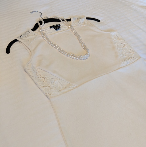 🌼 H&M ivory lace knit dress - Picture 3 of 4
